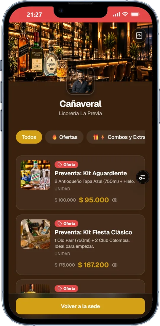 Menú digital con fotos, precios y ofertas